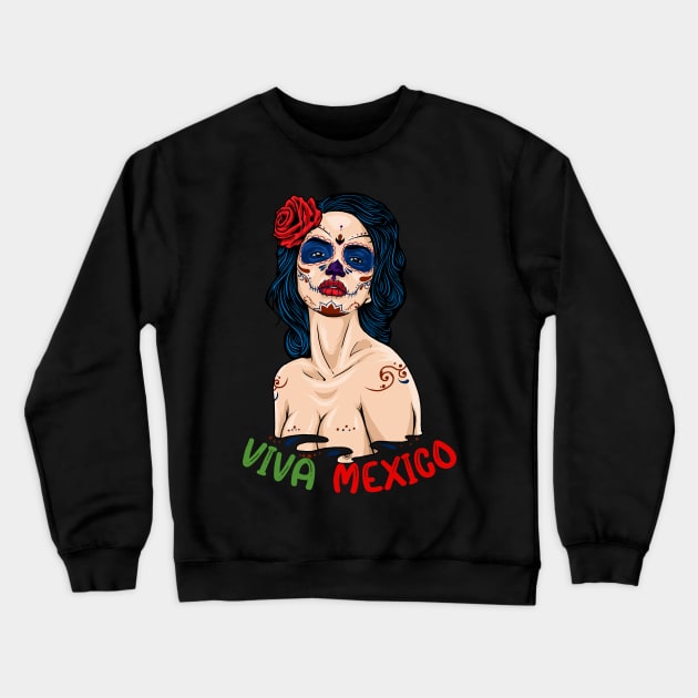 Viva Mexico Crewneck Sweatshirt by JayD World